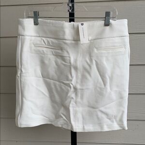 NEW Anthropologie Maeve ivory skirt large